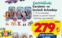 ENCHANTİMALS KARAKTER VE SEVİMLİ ARKADAŞI OYUNCAK